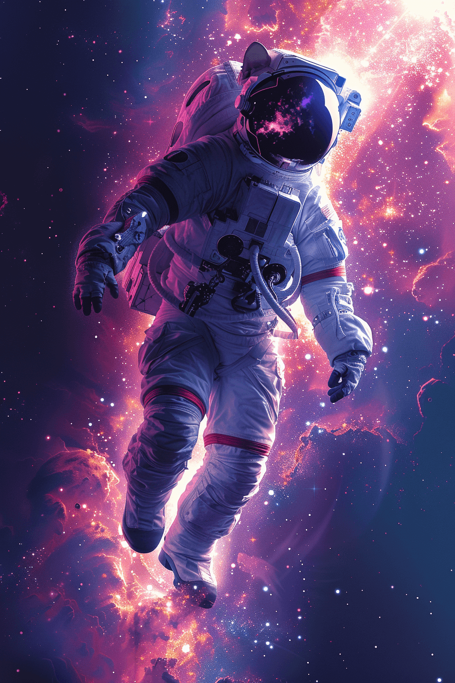 patrycja9091_vaporwave-style_cat_astronaut_floating_in_space_ne_508e6786-6de6-4f60-a735-89ccfb1a7c7e (1) influencer AI