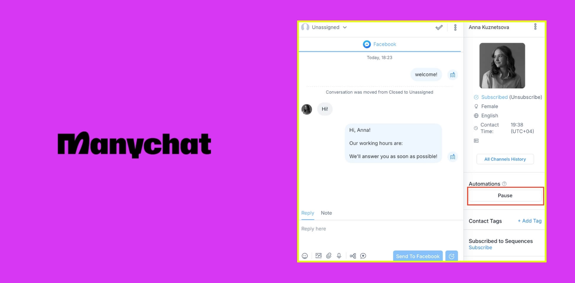 manychat manychat