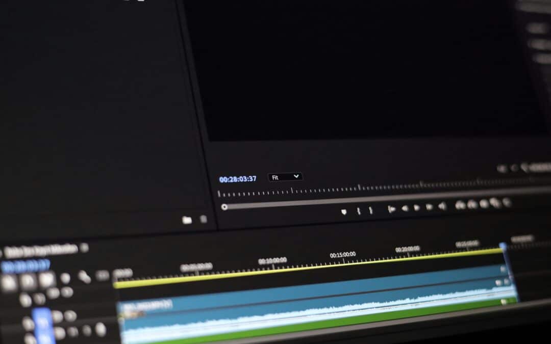 AI tools for generating video subtitles - video editing software interface